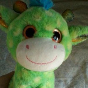 Hug Fun Lime Green Billy Goat Plushie Animal